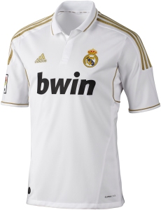 Real Madrid's famous white strip has been the envy of many clubs around the world. In their league-winning 2011/12 season, Adidas released the home kit - featuring a classy gold trim to the shoulders, sides and sleeves. One of their best kits. PHOTO: Footy-Boots.